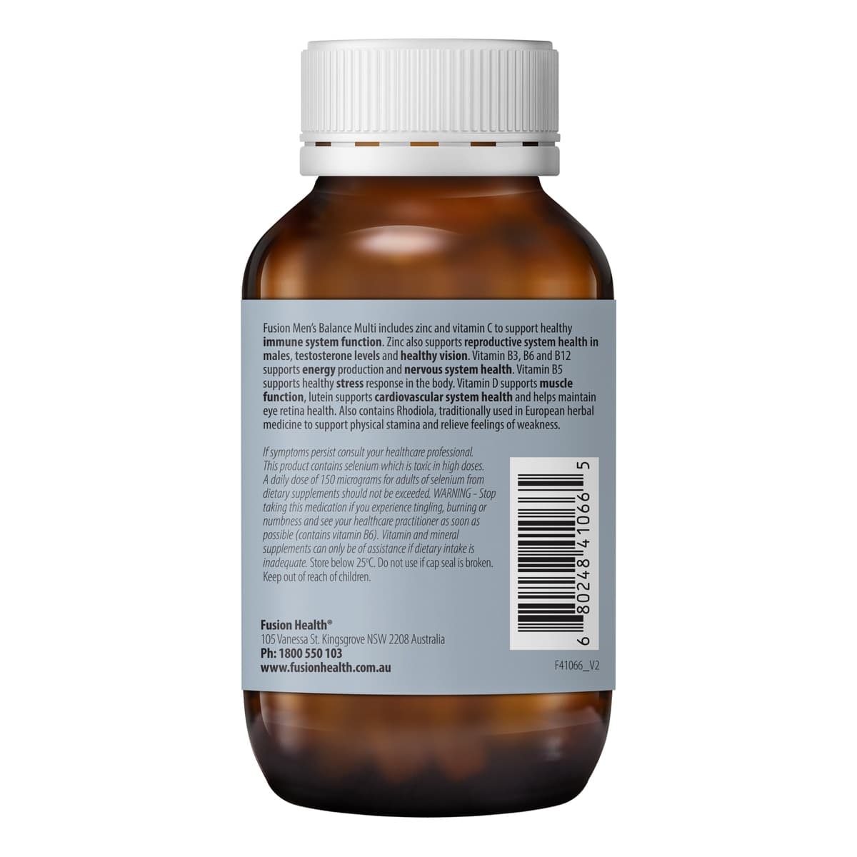 Thumbnail Fusion Health Mens Balance Multivitamin 60 Tablets