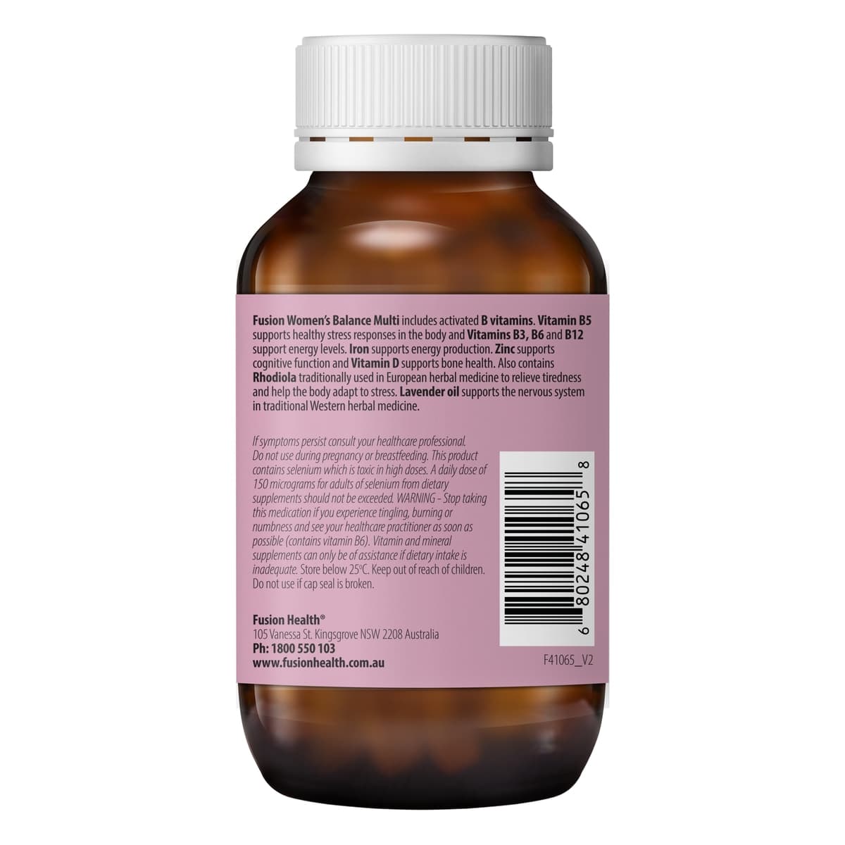 Thumbnail Fusion Health Womens Balance Multivitamin 60 Tablets