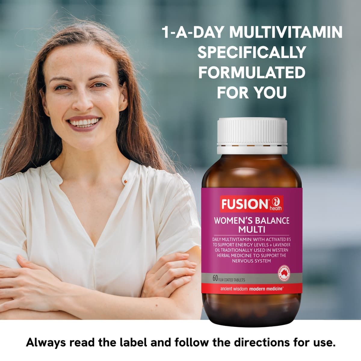 Thumbnail Fusion Health Womens Balance Multivitamin 60 Tablets
