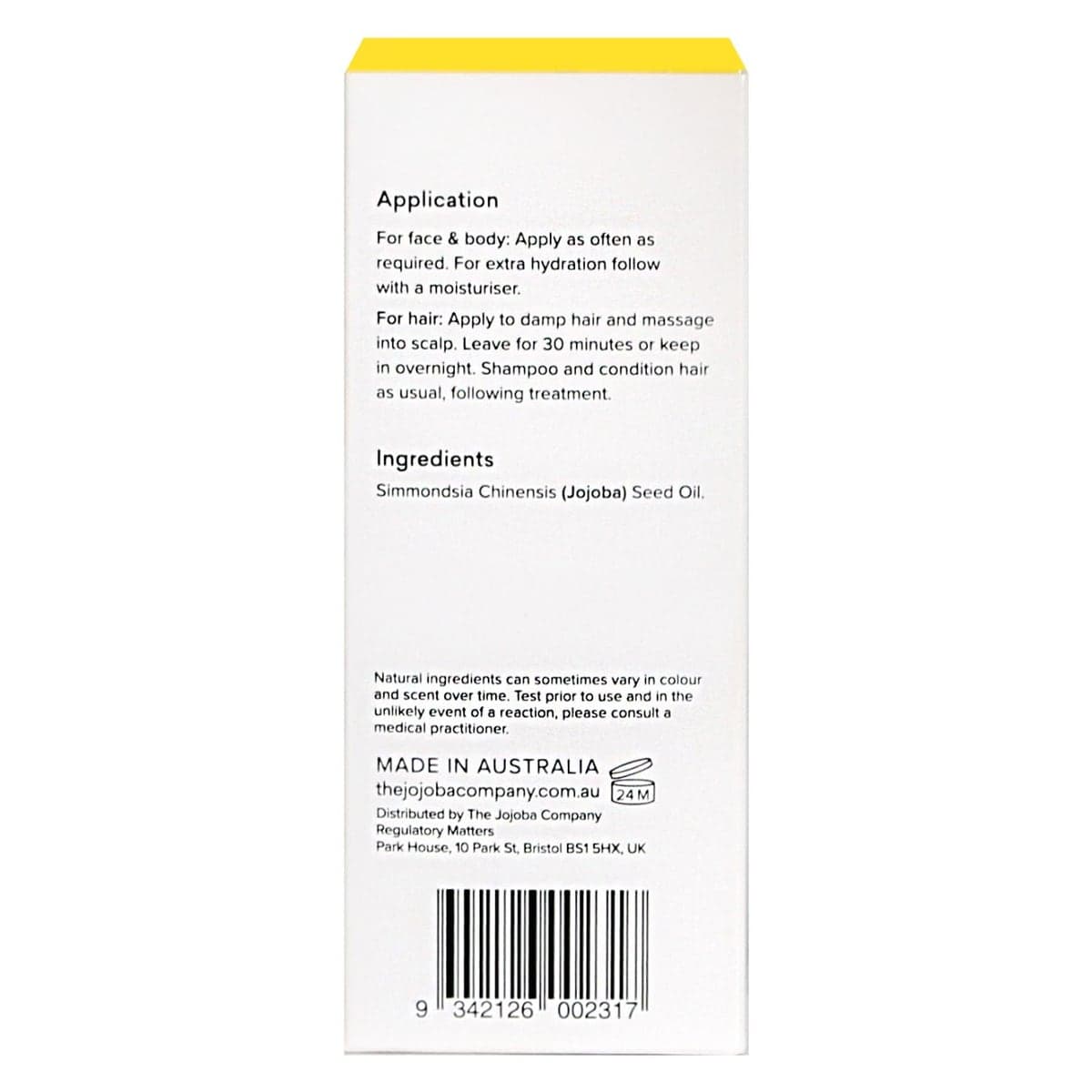 Thumbnail The Jojoba Company Australian Jojoba Oil 30ml