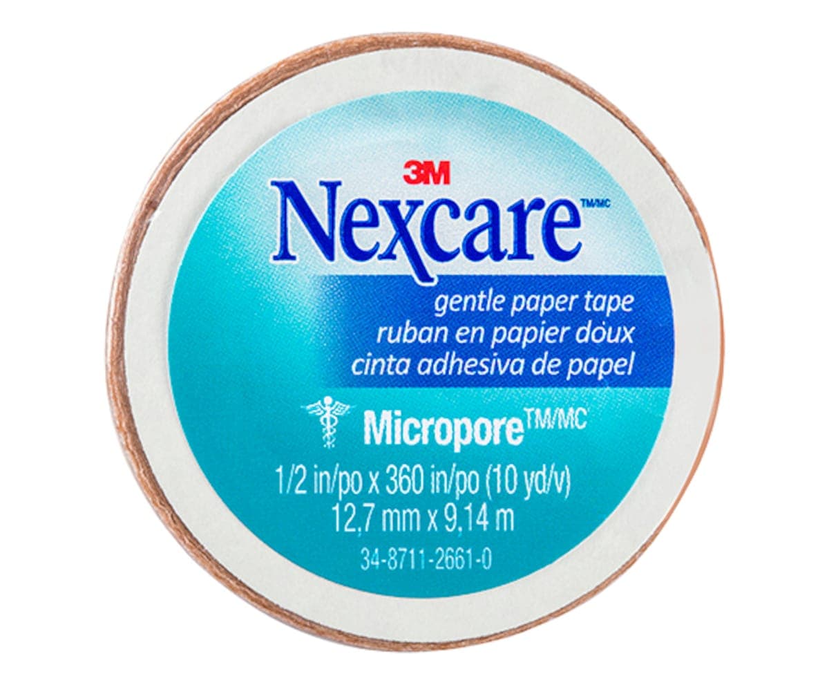 Thumbnail Nexcare Micropore Gentle Paper Tape Tan 12.5mm x 9.1m 1 Roll