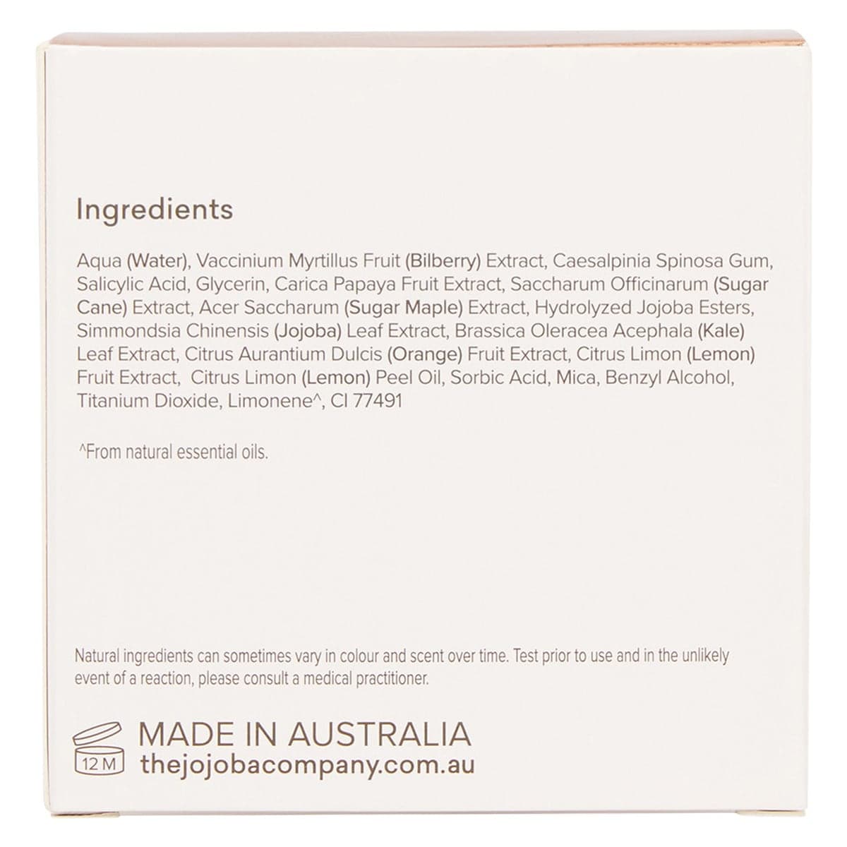 Thumbnail The Jojoba Company Jojoba & Enzyme Radiance Mask 50mL