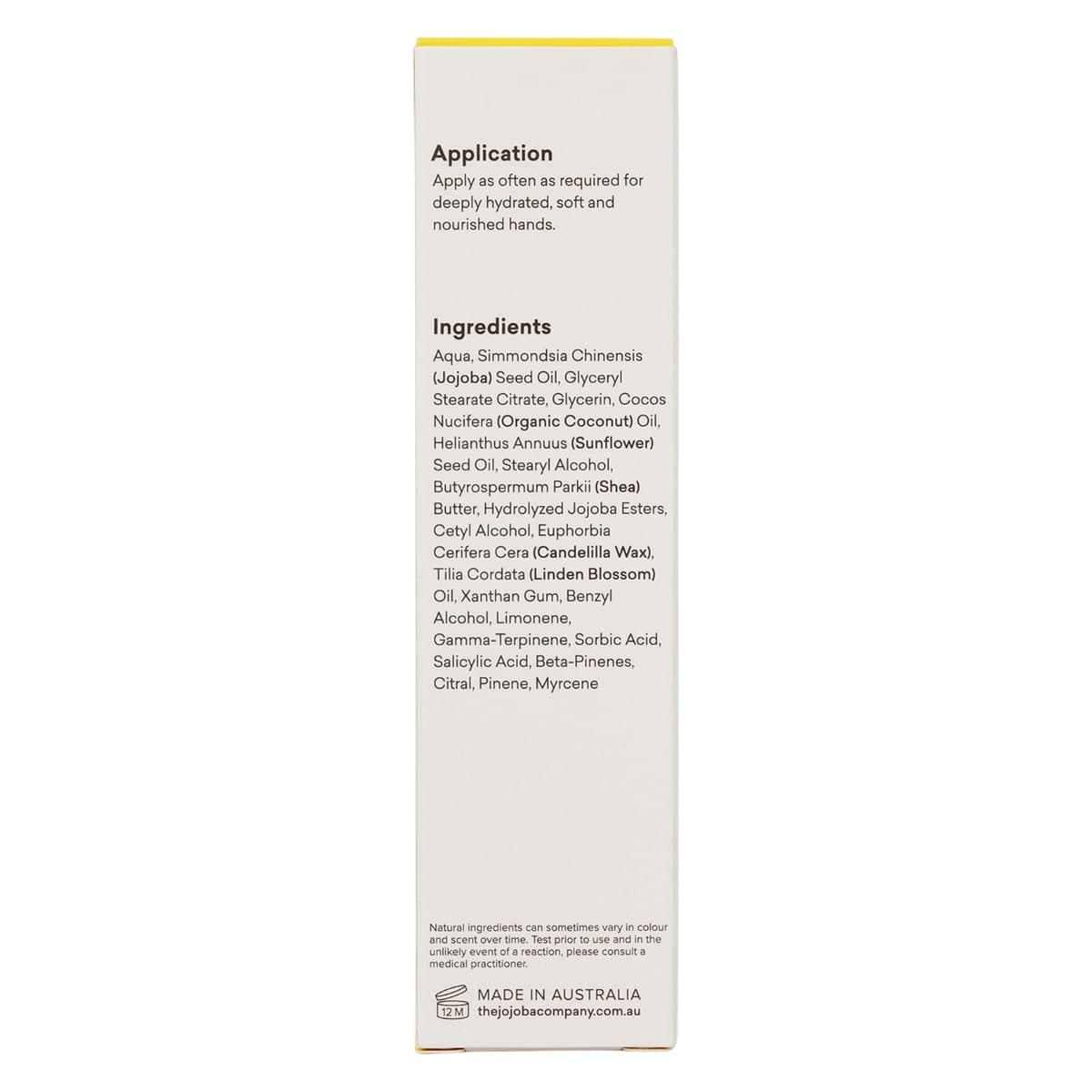 Thumbnail The Jojoba Company Australian Jojoba Hand Cream 50ml