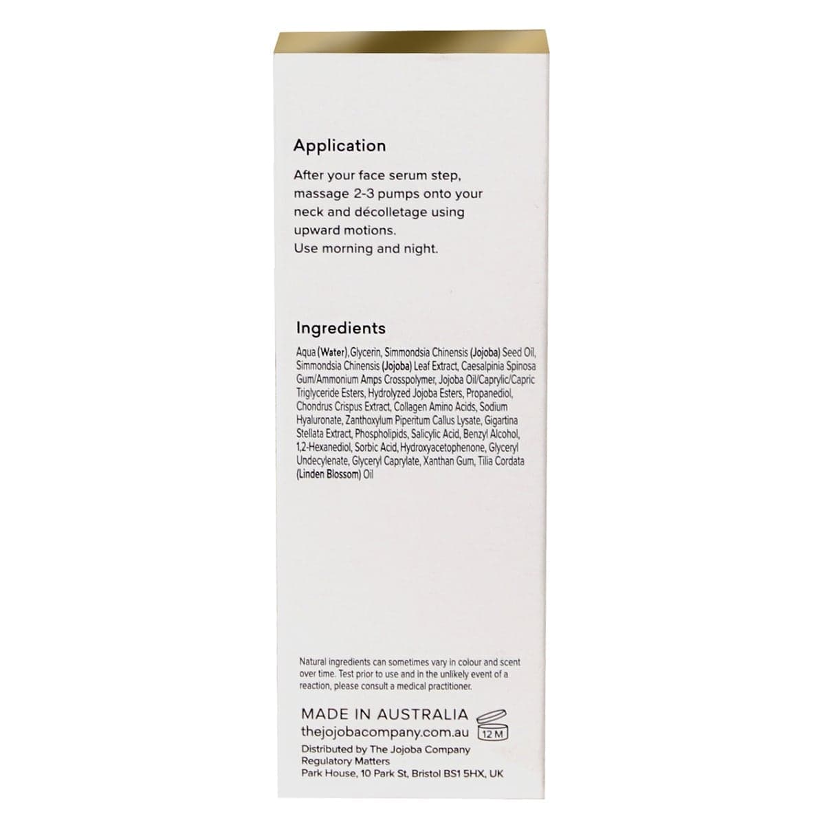 Thumbnail The Jojoba Company Neck & Decolletage Lifting Concentrate 30ml