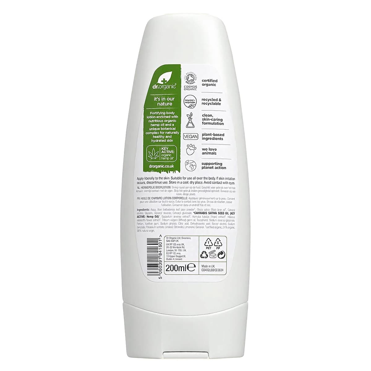 Thumbnail Dr Organic Hemp Oil Body Lotion 200ml