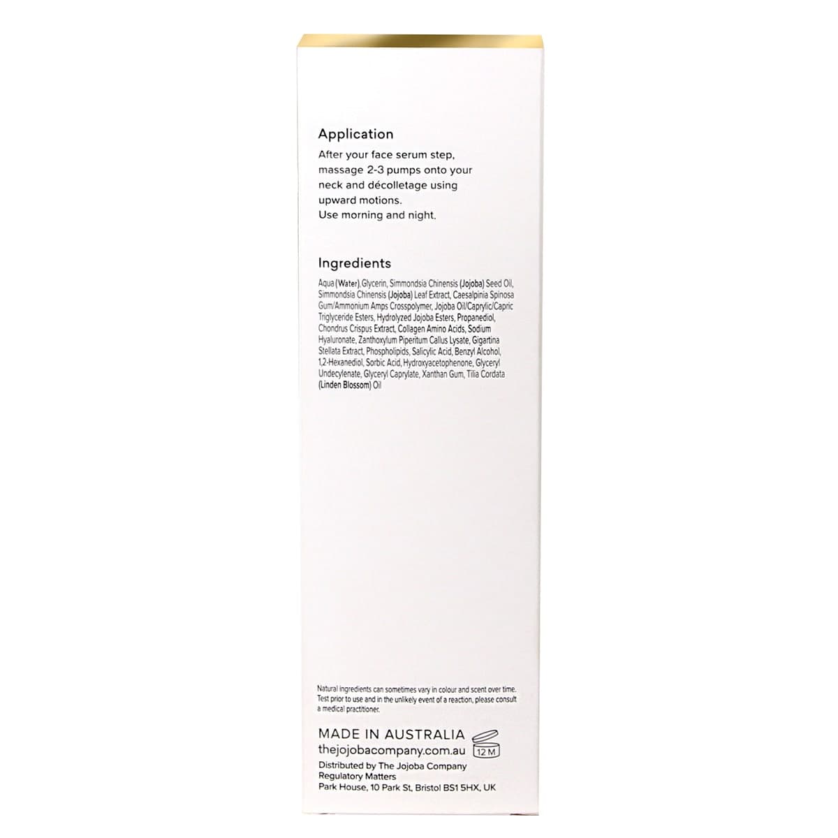 Thumbnail The Jojoba Company Neck & Decolletage Lifting Concentrate 50ml