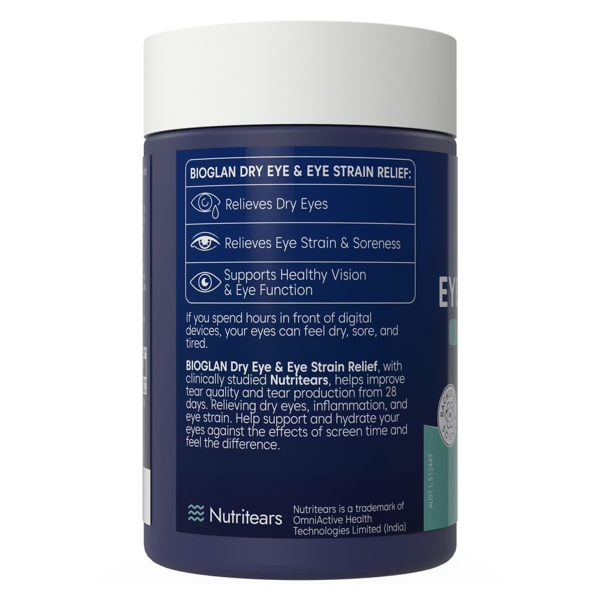 Thumbnail Bioglan Dry Eye & Eye Strain Relief 60 Capsules
