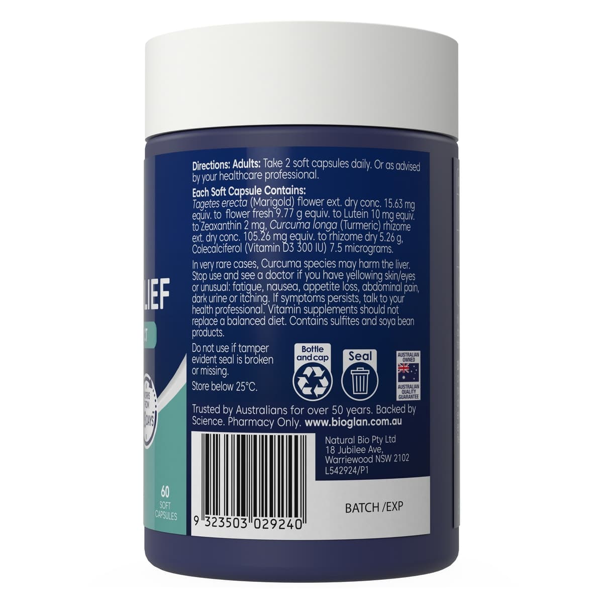 Thumbnail Bioglan Dry Eye & Eye Strain Relief 60 Capsules