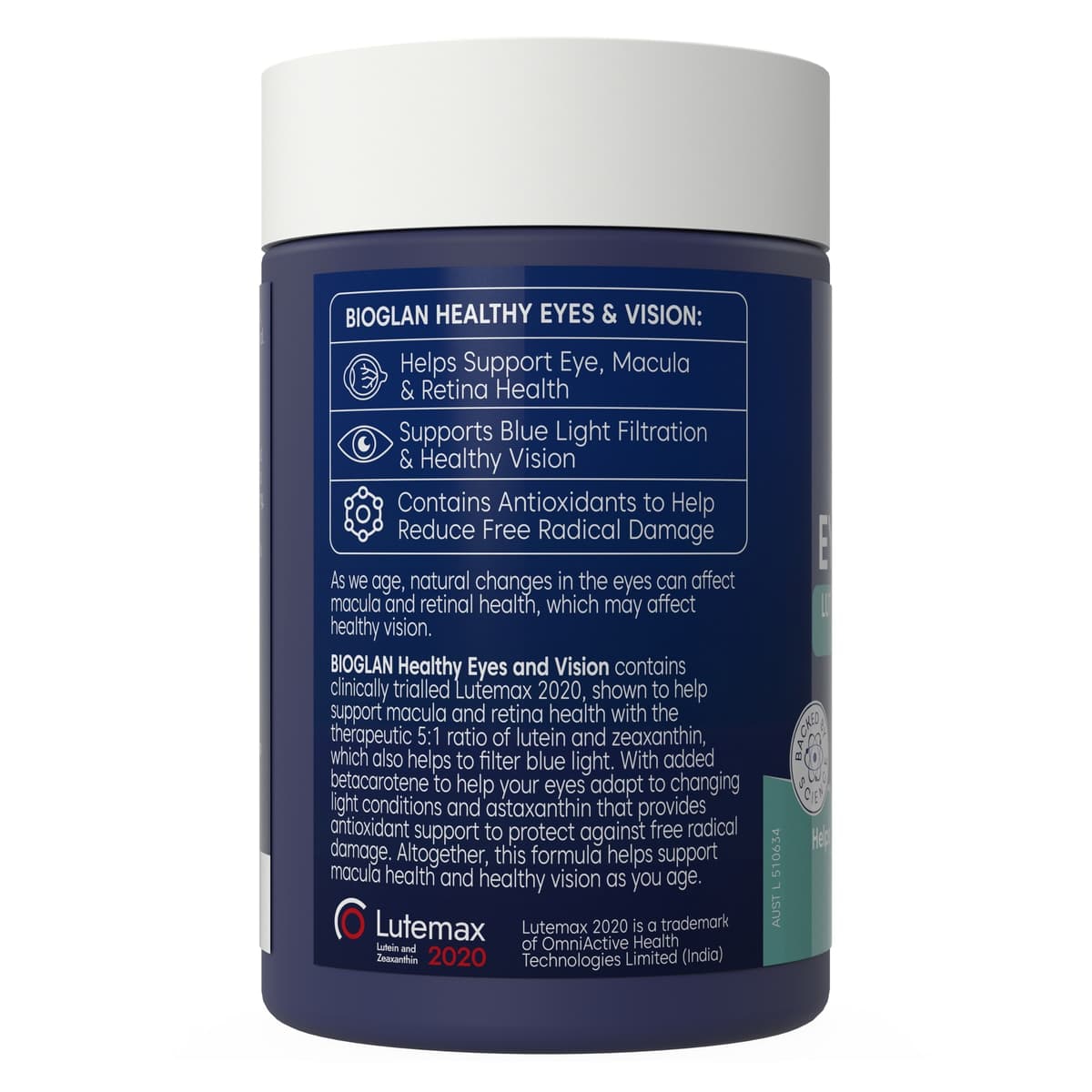 Thumbnail Bioglan Healthy Eyes & Vision 60 Capsules