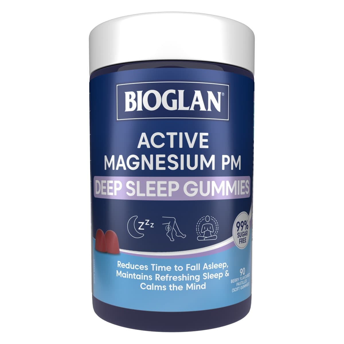 Thumbnail Bioglan Active Magnesium PM Deep Sleep Gummies 90 Pack
