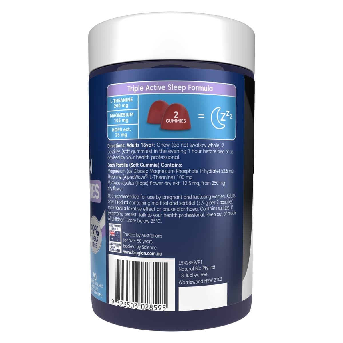 Thumbnail Bioglan Active Magnesium PM Deep Sleep Gummies 90 Pack