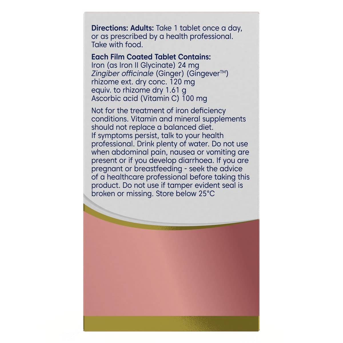 Thumbnail Bioglan Platinum Iron Glycinate Plus 30 Tablets