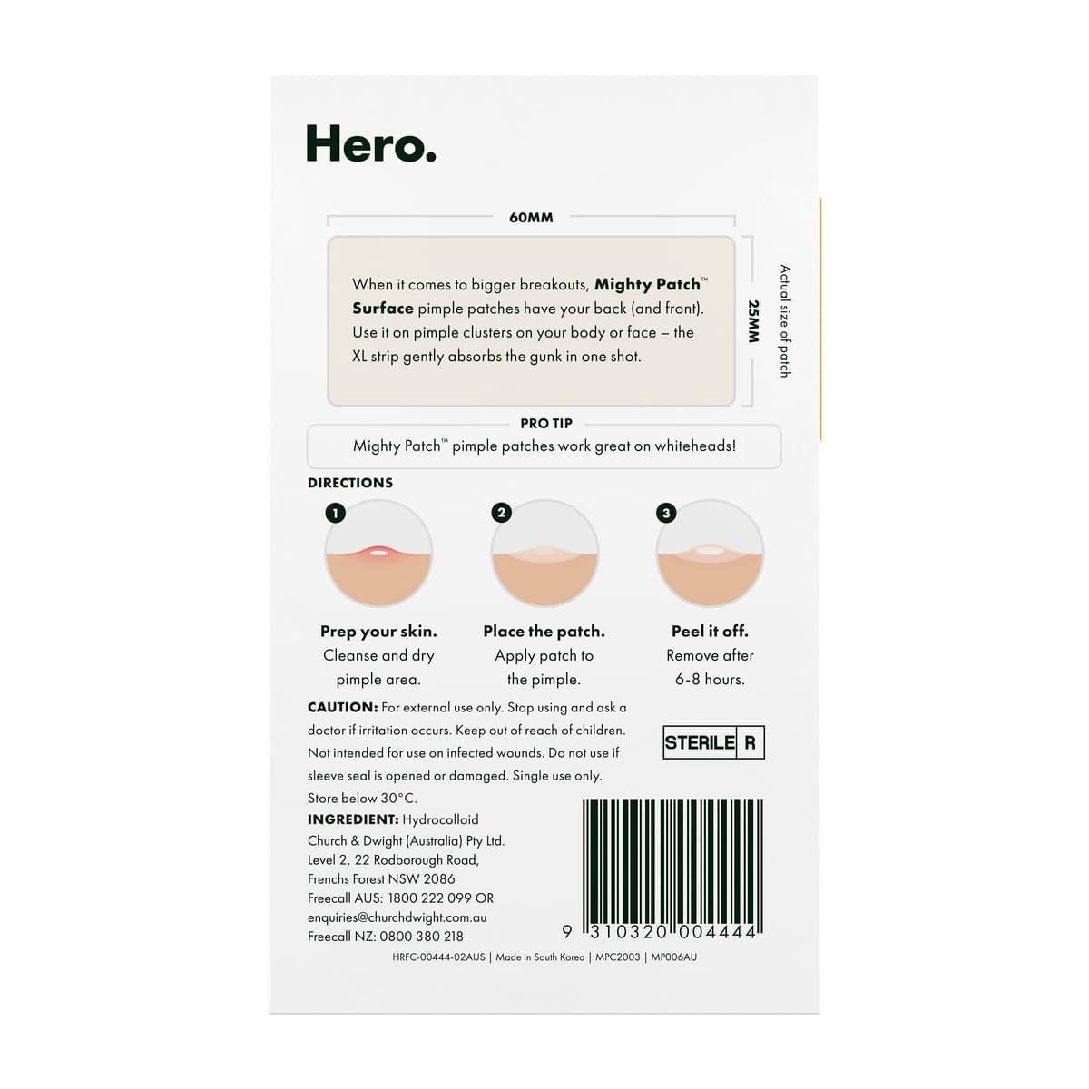 Thumbnail Hero Mighty Patch Surface Hydrocolloid Pimple Patches 10 Pack