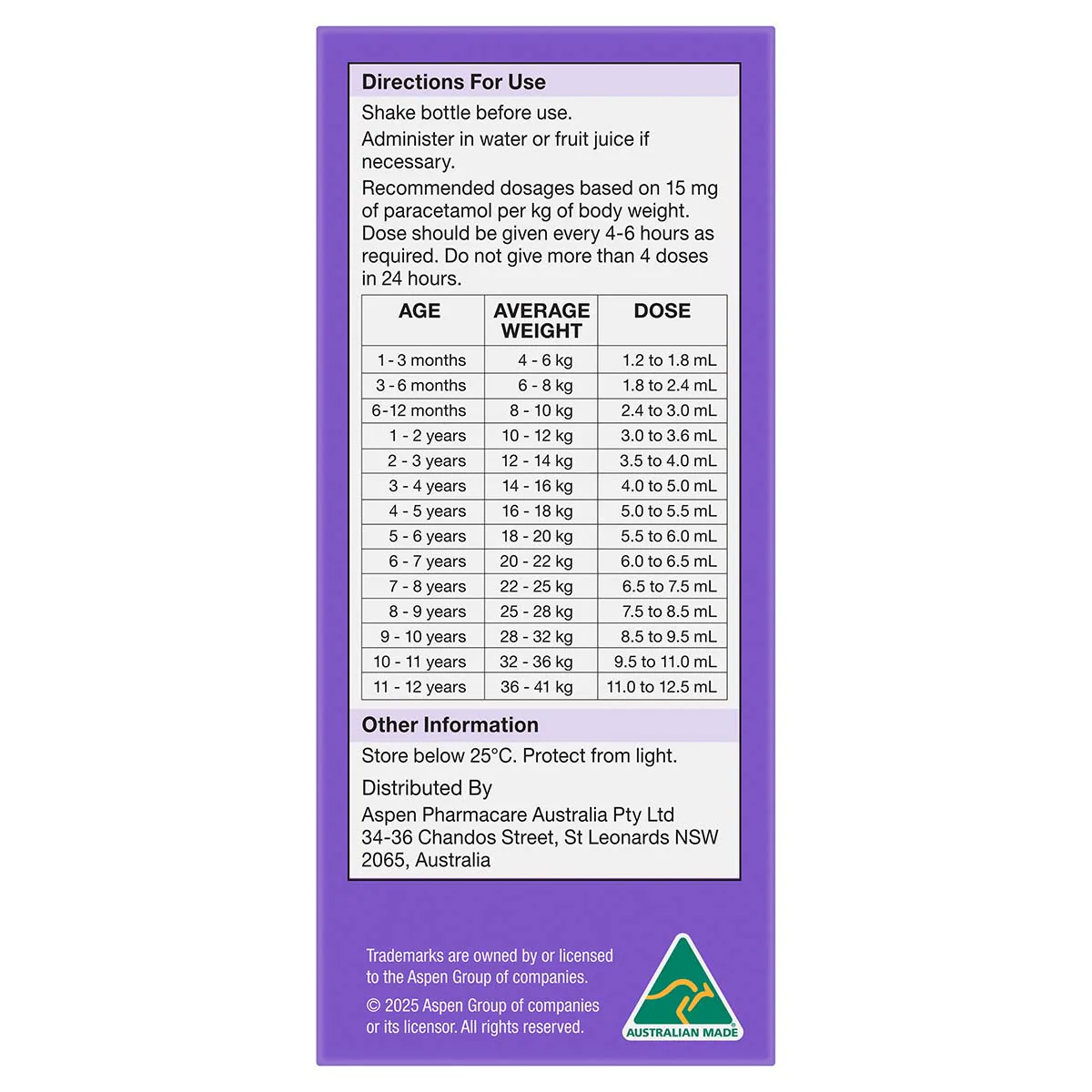 Thumbnail Dymadon for Kids 2-12 Years Pain & Fever Relief Blackcurrant 200ml