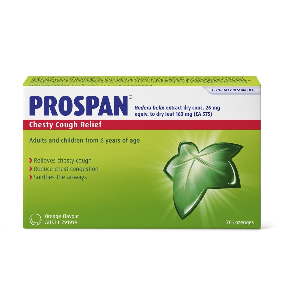 Thumbnail Prospan Chesty Cough Relief Lozenges 20 Pack