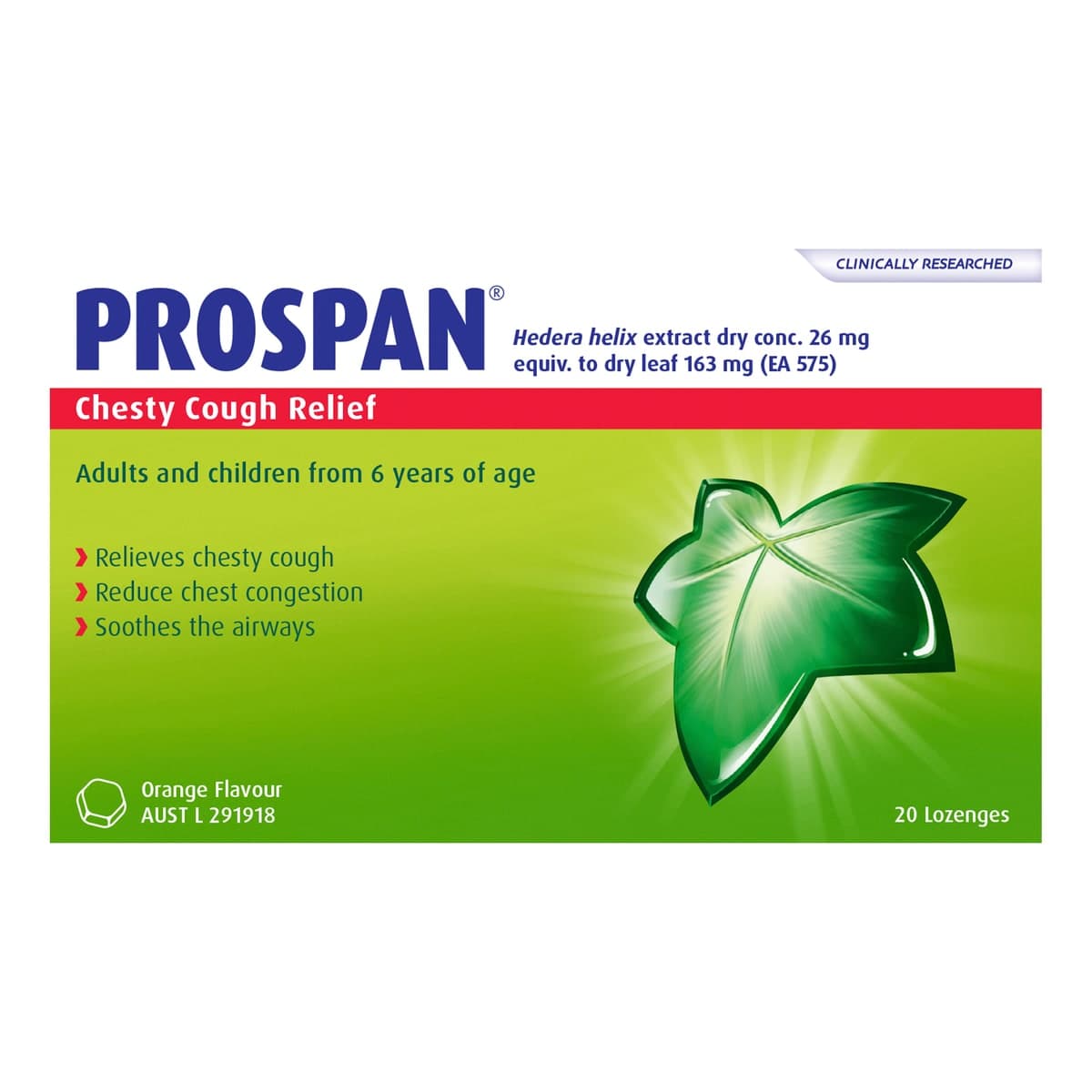 Thumbnail Prospan Chesty Cough Relief Lozenges 20 Pack