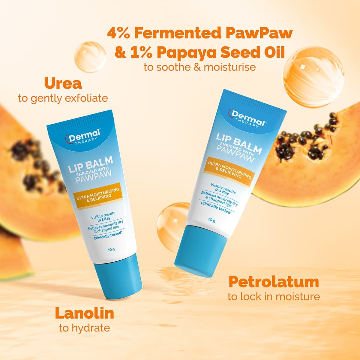 Thumbnail Dermal Therapy Lip Balm Paw Paw 10g