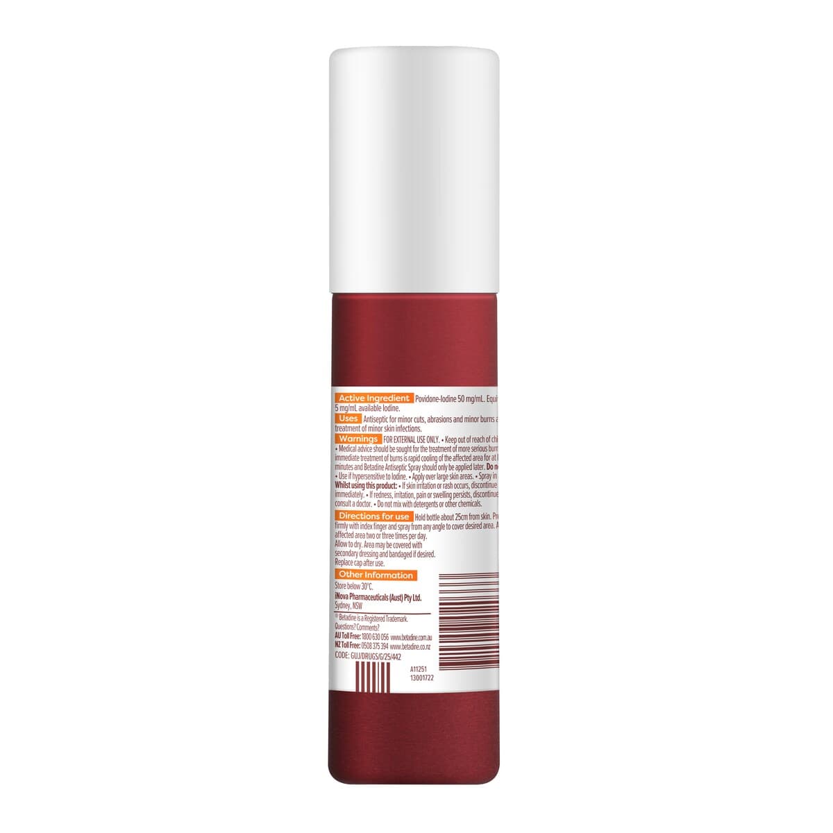 Thumbnail Betadine Antiseptic Liquid Spray 75ml