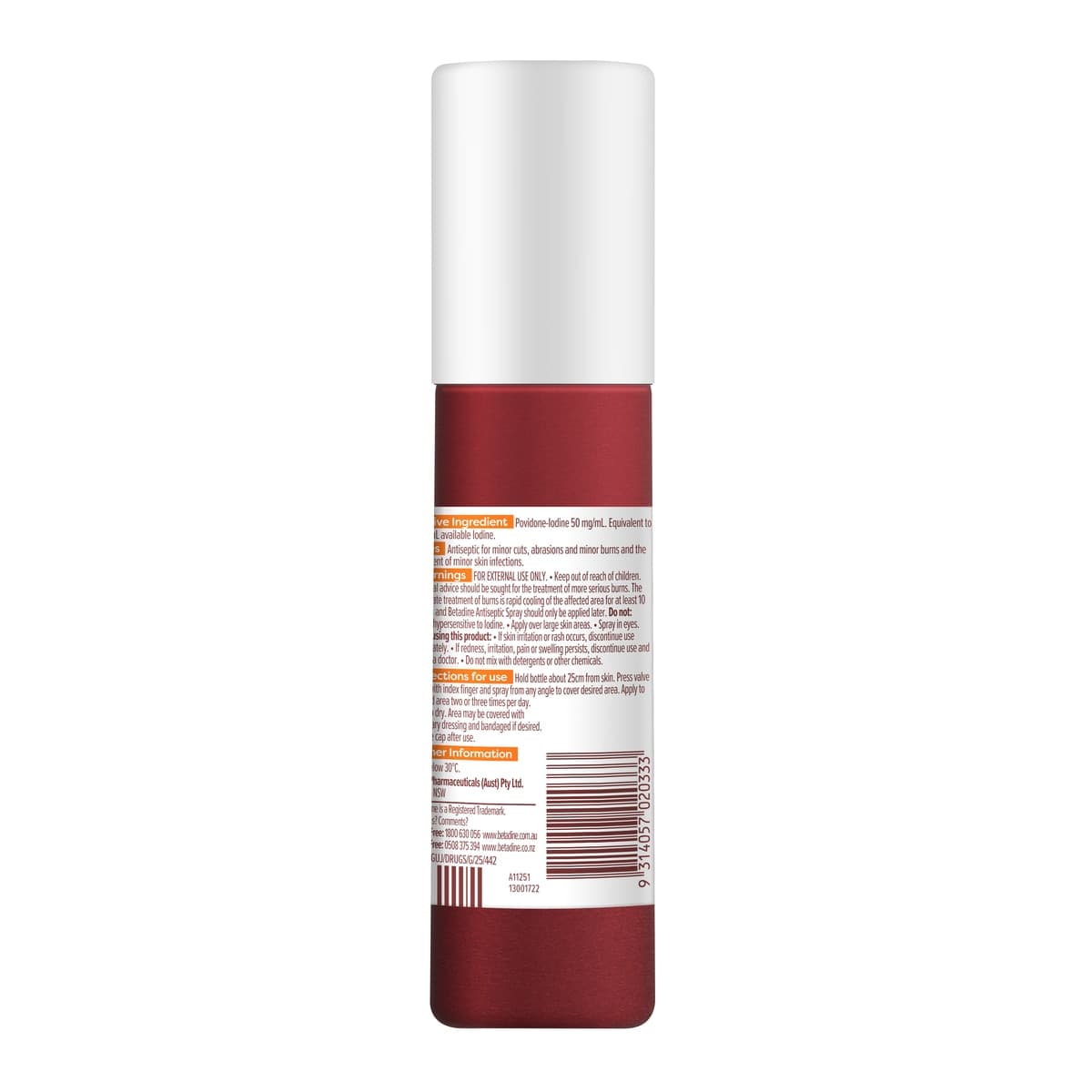 Thumbnail Betadine Antiseptic Liquid Spray 75ml
