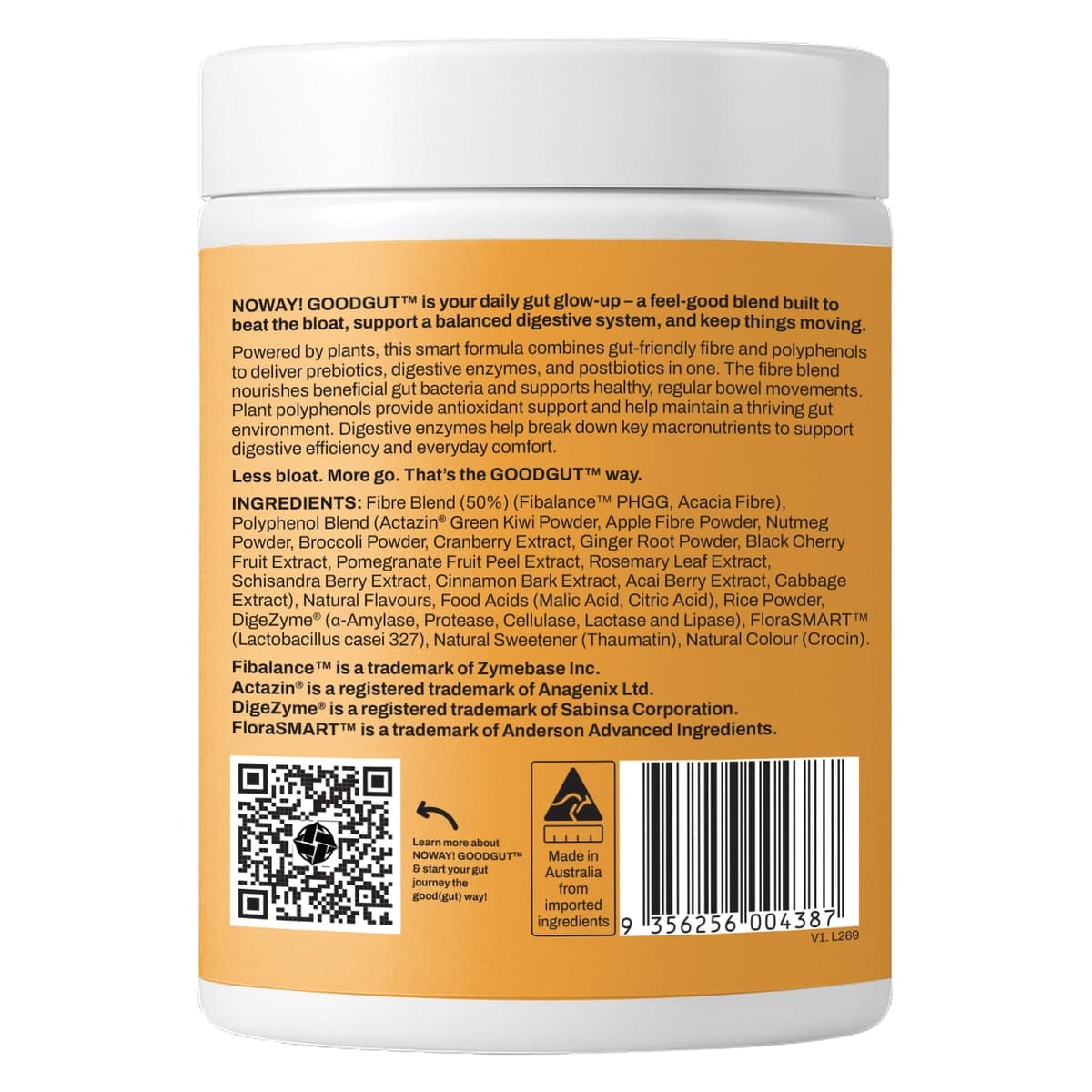 Thumbnail ATP Science Noway Goodgut Support Powder Tropical 210g