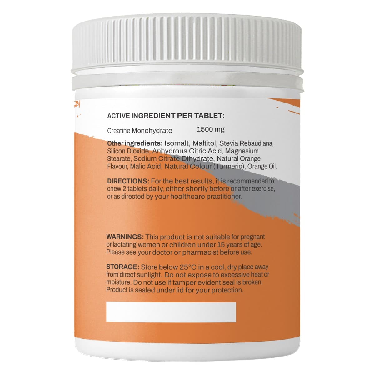 Thumbnail ATP Science Noway Noway Creatine Chewables Orange 100 Tablets