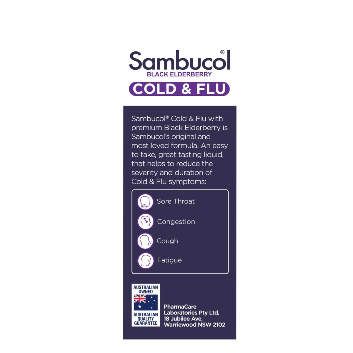 Thumbnail Sambucol Cold & Flu Relief Liquid 120ml