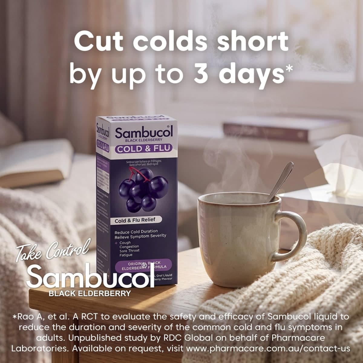 Thumbnail Sambucol Cold & Flu Relief Liquid 120ml