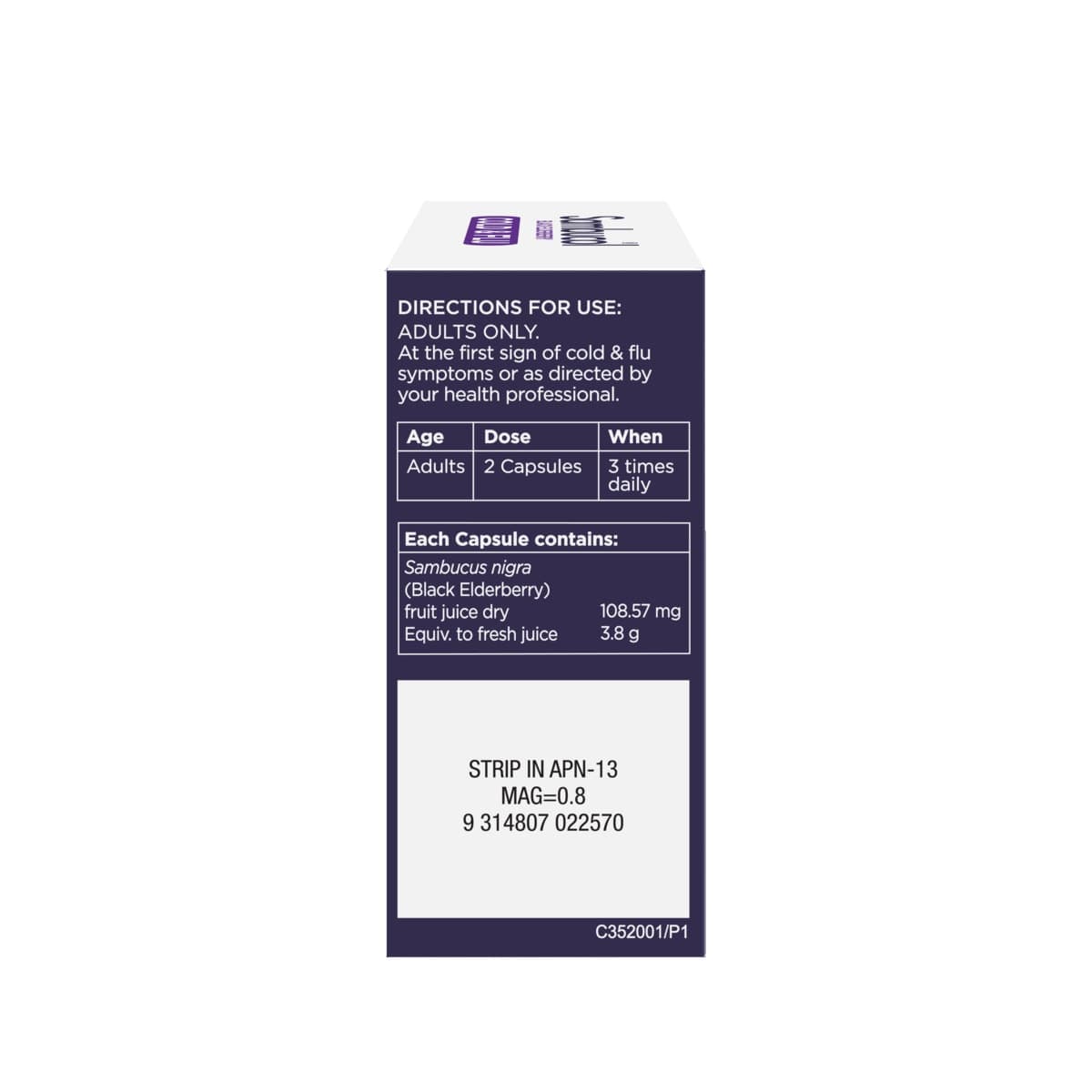 Thumbnail Sambucol Cold & Flu 24 Capsules