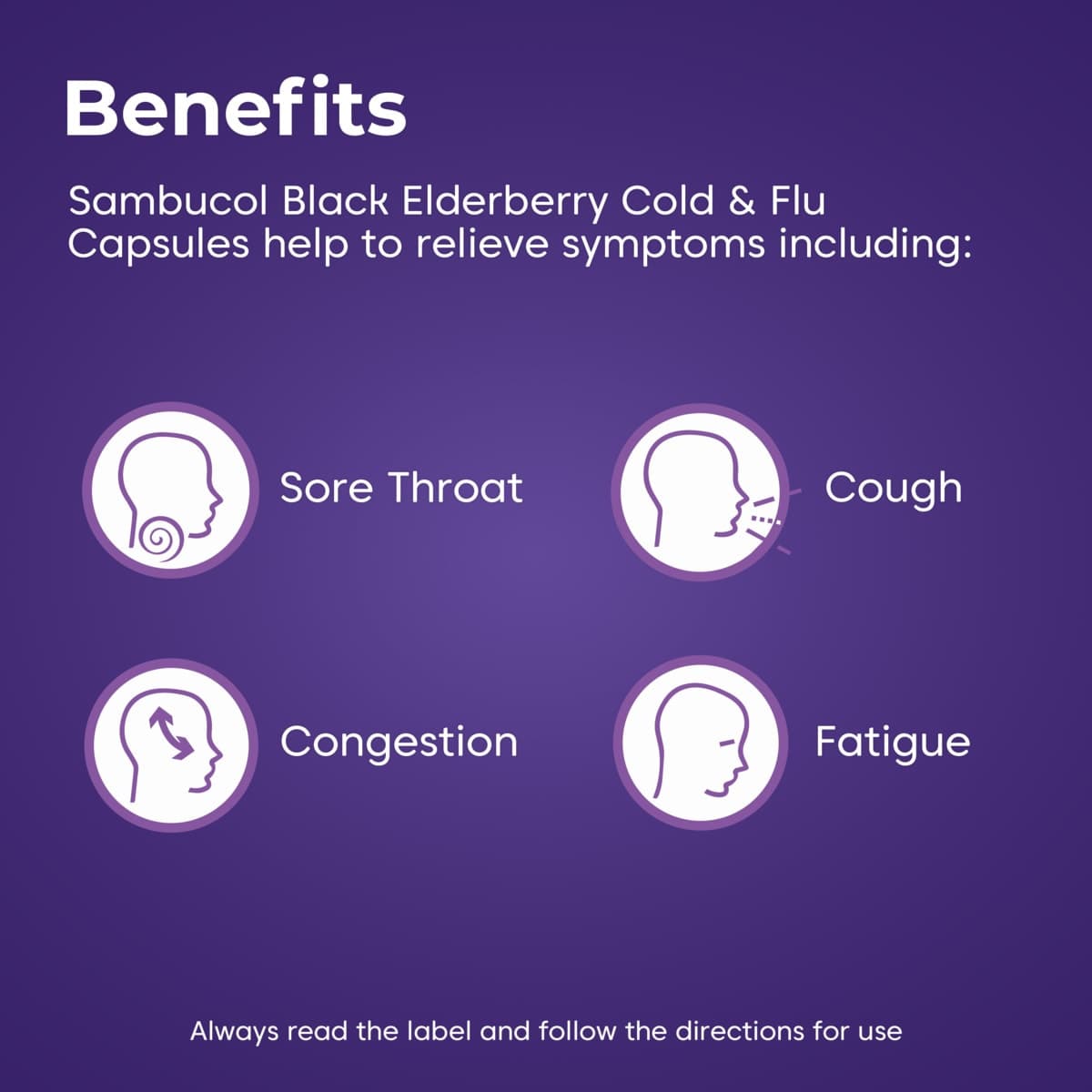 Thumbnail Sambucol Cold & Flu 24 Capsules