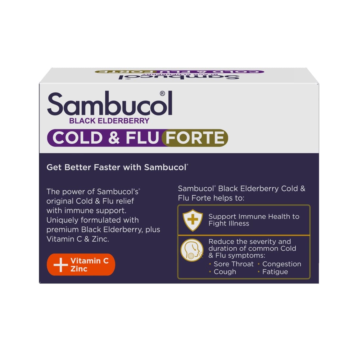 Thumbnail Sambucol Cold & Flu Forte 24 Capsules