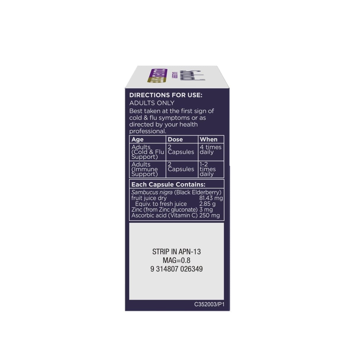 Thumbnail Sambucol Cold & Flu Forte 24 Capsules
