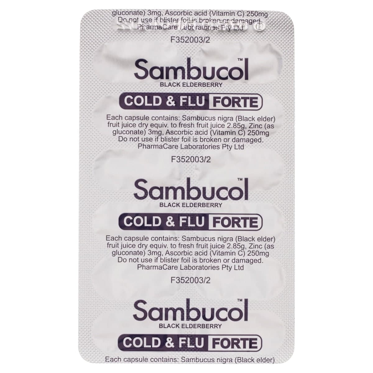 Thumbnail Sambucol Cold & Flu Forte 24 Capsules