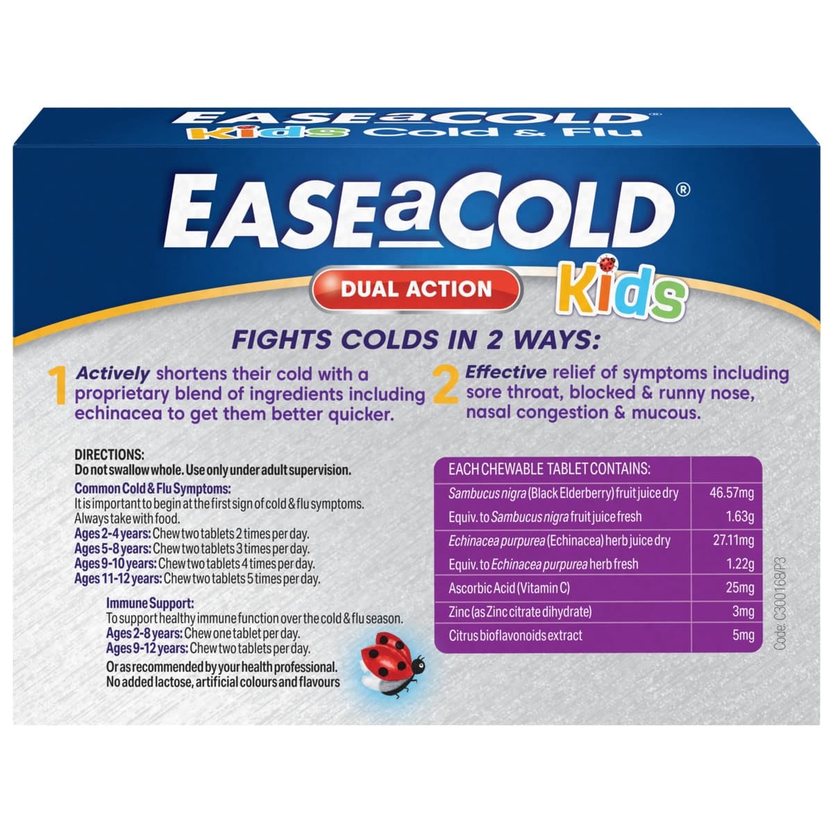 Thumbnail Ease a Cold Kids Cold & Flu Relief 24 Chewable Tablets