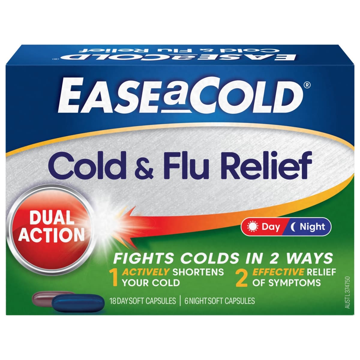 Thumbnail Ease a Cold Cold & Flu Day & Night 24 Capsules