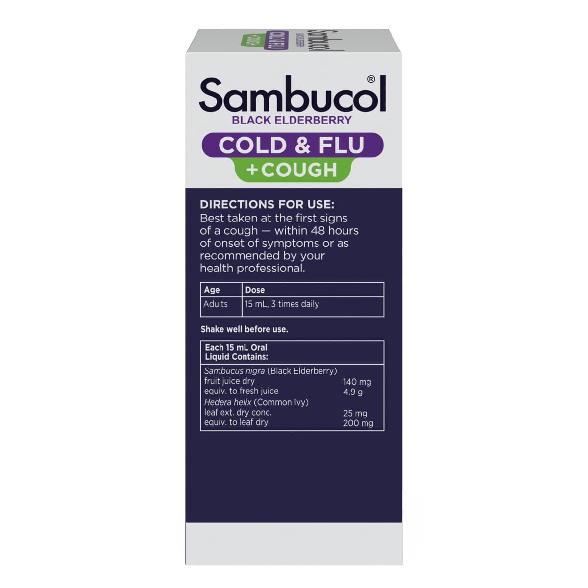 Thumbnail Sambucol Cough Relief Liquid 250ml