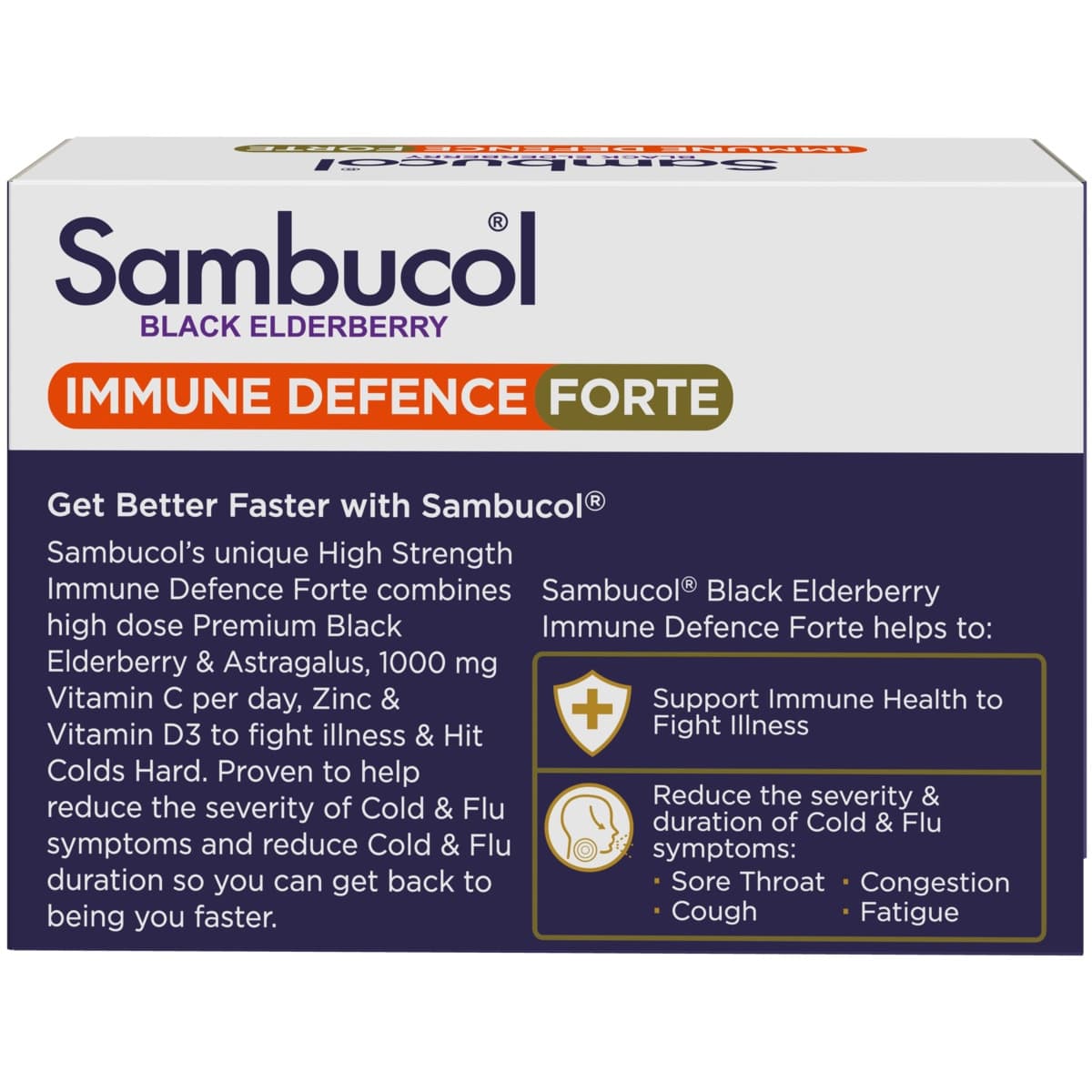 Thumbnail Sambucol Immune Defence Forte High Strength 30 Capsules