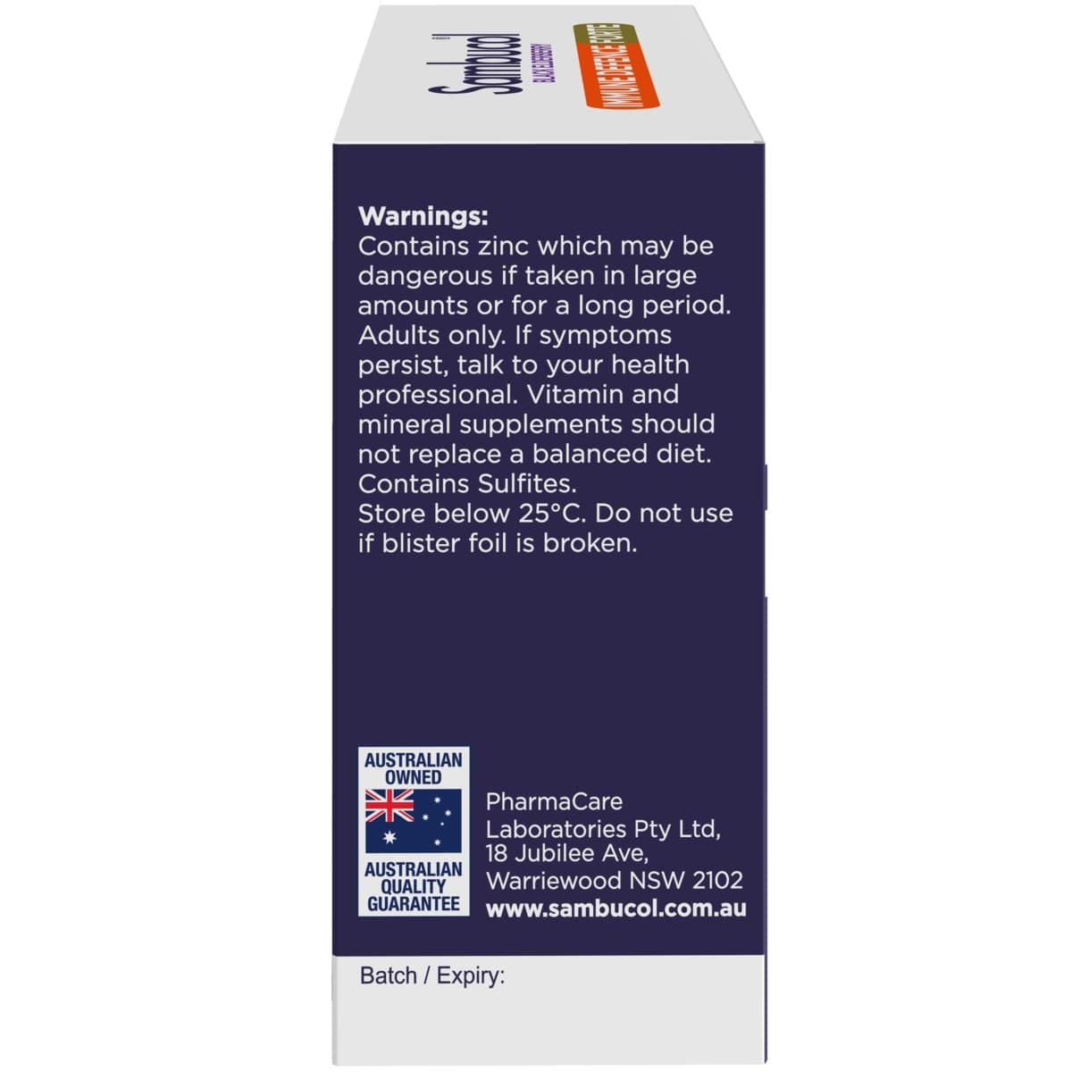 Thumbnail Sambucol Immune Defence Forte High Strength 30 Capsules