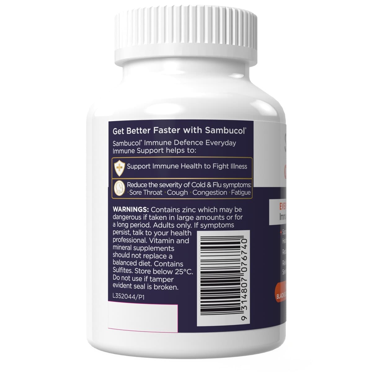 Thumbnail Sambucol Immune Defence Everyday Support 60 Capsules