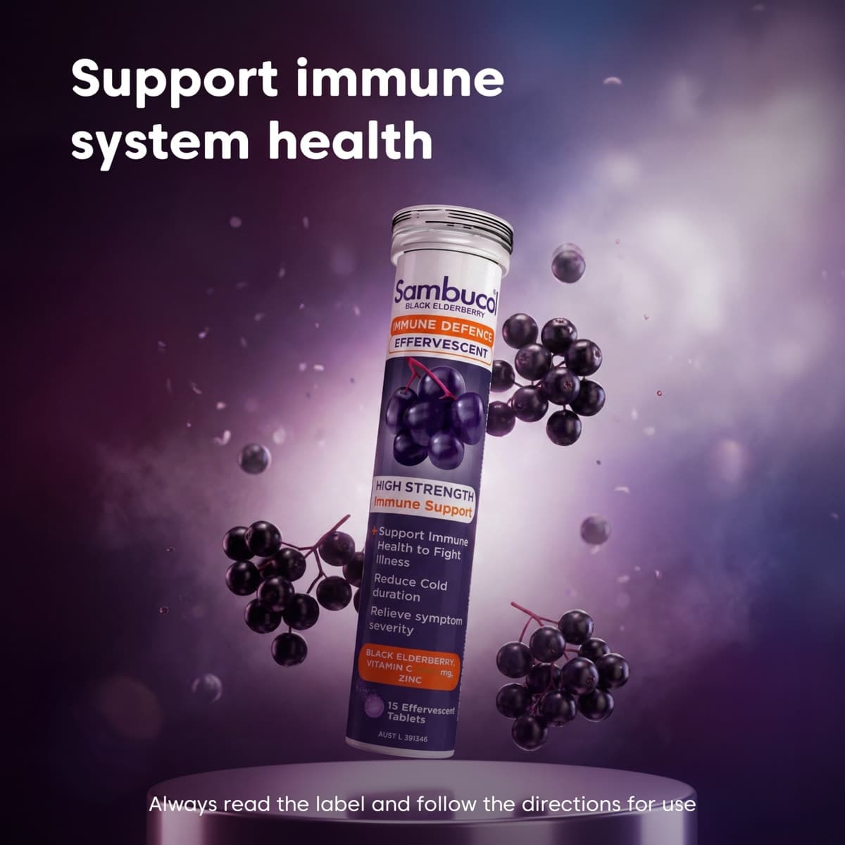 Thumbnail Sambucol Immune Defence 15 Effervescent Tablets