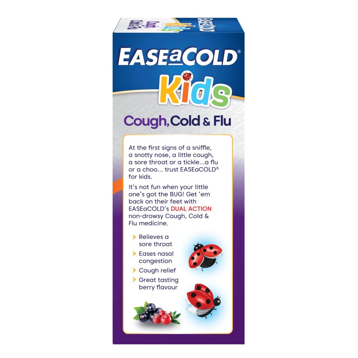Thumbnail Ease a Cold Kids Cough Cold & Flu Liquid Berry Flavour 180ml