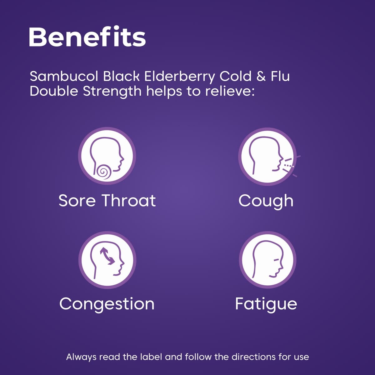 Thumbnail Sambucol Double Strength Cold & Flu Relief 12 Capsules