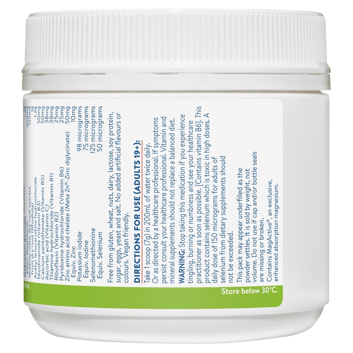 Thumbnail Ethical Nutrients Mega Magnesium Energy 140g