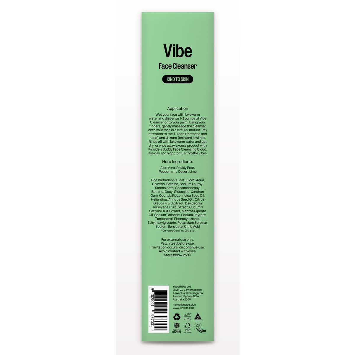 Thumbnail Kinside Vibe Face Cleanser Gel 100ml
