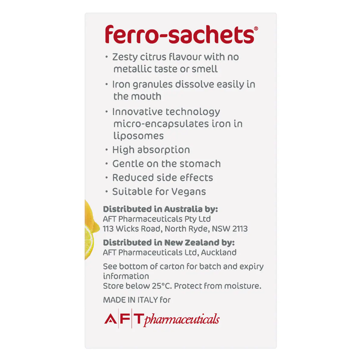 Thumbnail Ferro Iron Sachets 28 x 1.5g