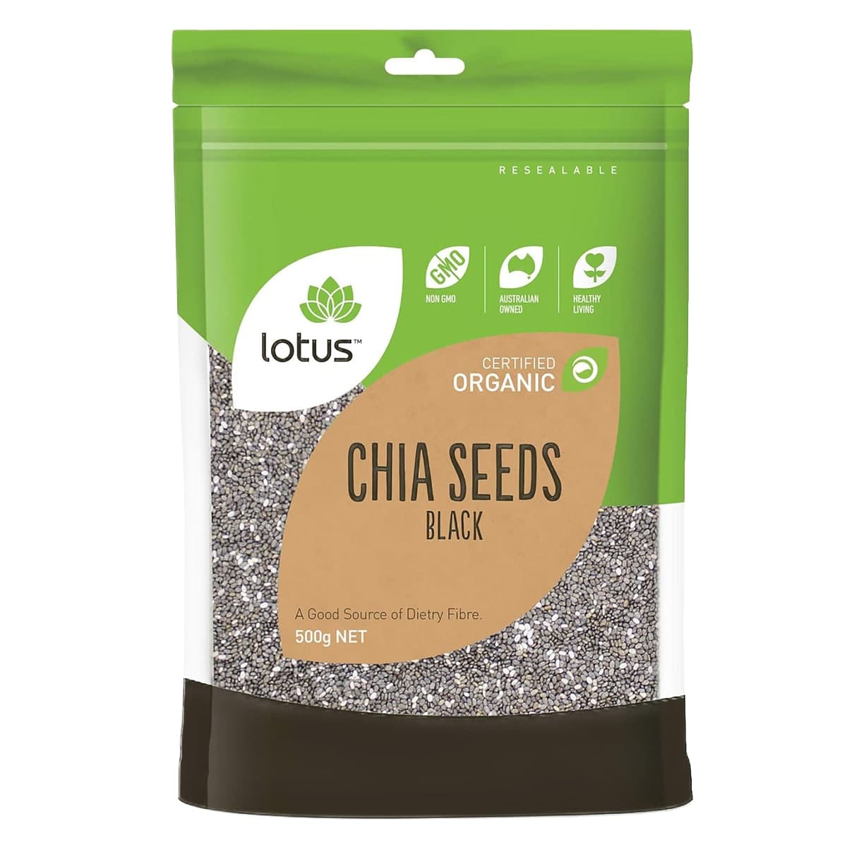 Thumbnail Lotus Black Chia Seeds 500g