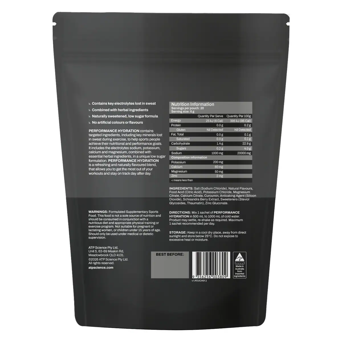 Thumbnail ATP Science Performance Hydration Mango Peach 20 x 6g sticks