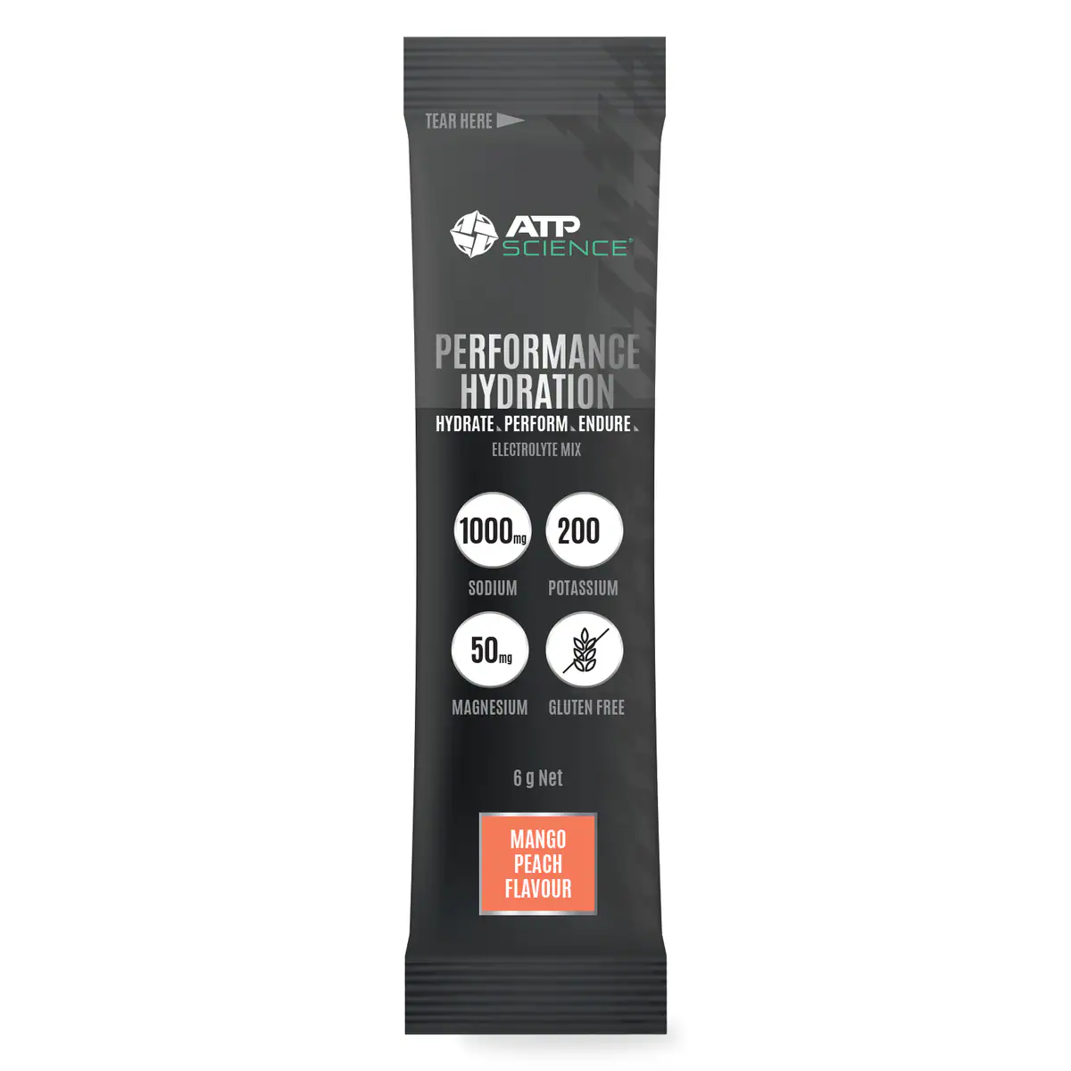 Thumbnail ATP Science Performance Hydration Mango Peach 20 x 6g sticks