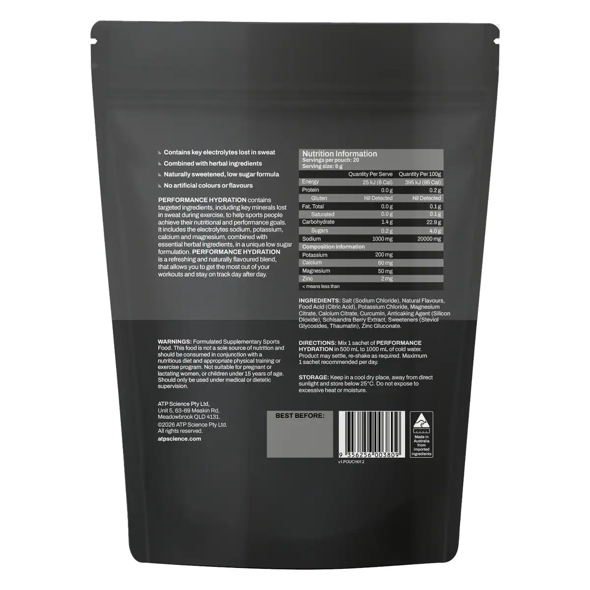 Thumbnail ATP Science Performance Hydration Mango Peach 20 x 6g sticks