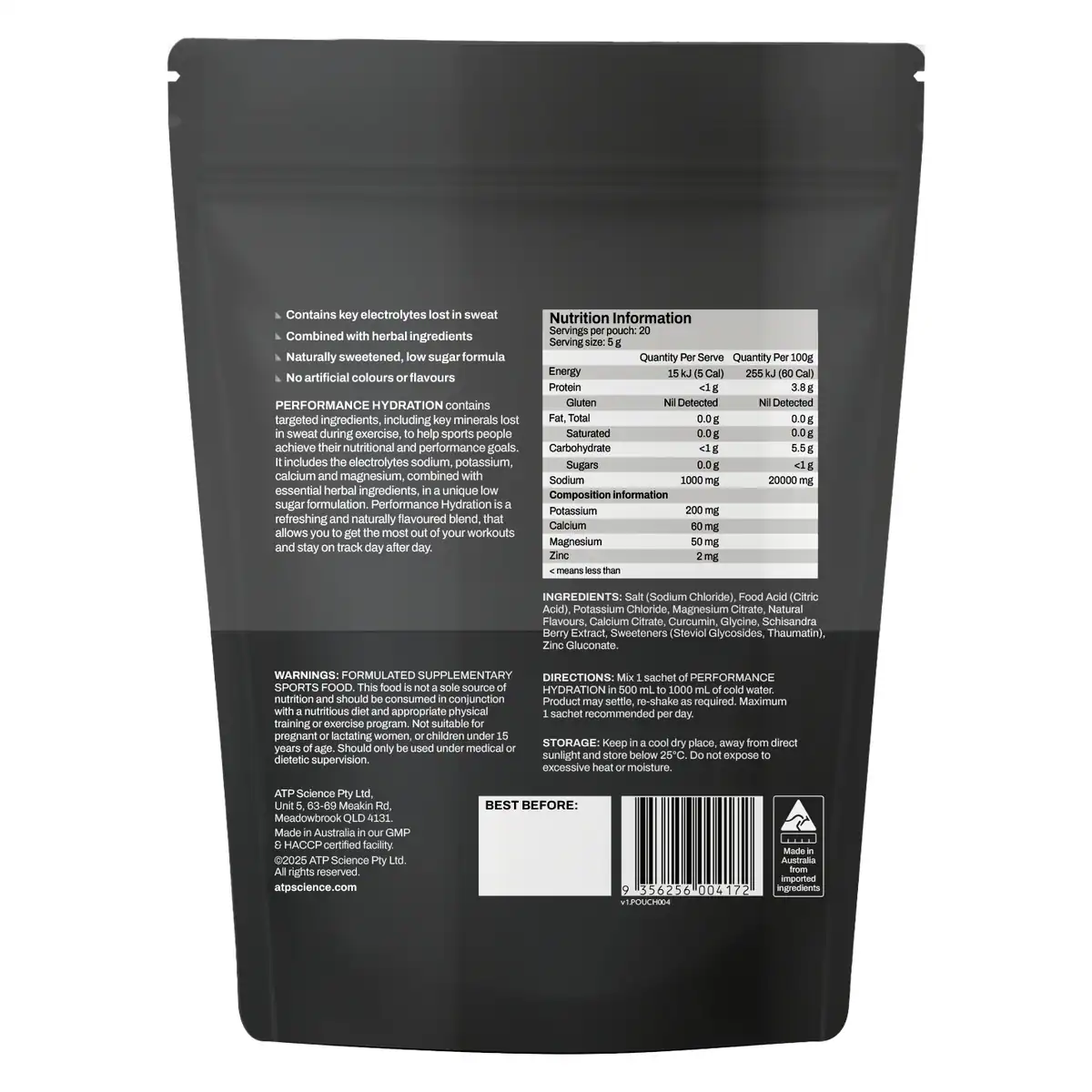Thumbnail ATP Science Performance Hydration Lemon Lime 20 x 5g sticks