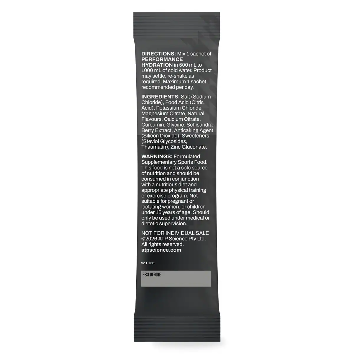 Thumbnail ATP Science Performance Hydration Lemon Lime 20 x 5g sticks